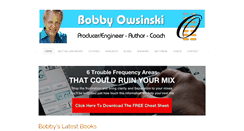 Desktop Screenshot of bobbyowsinski.com