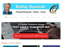 Tablet Screenshot of bobbyowsinski.com